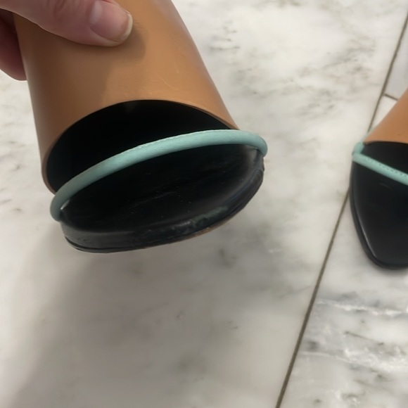 Rebecca Minkoff color block heels size 7 - Picture 5 of 11